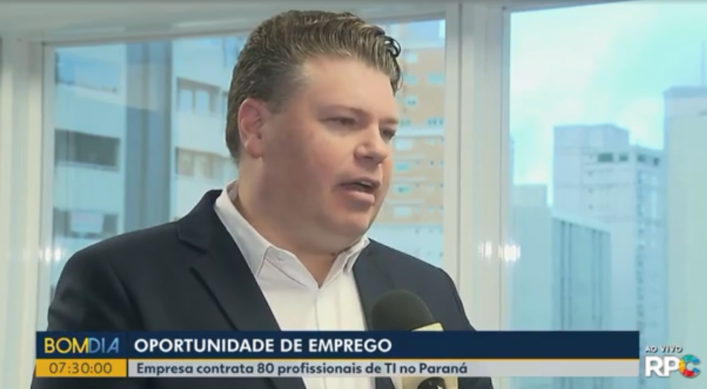 Ewave é destaque na Globo/RPC com matéria sobre vagas de TI